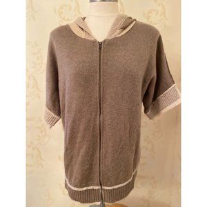 Ladies Size Small Shorn 100% Cashmere Cardigan Sweater